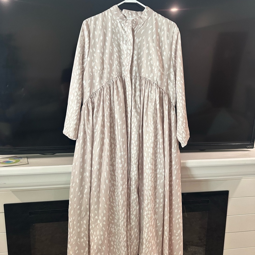 Dainty Jewells Cream Long Sleeve Dress